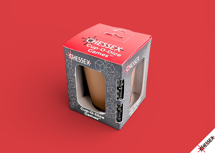 Dice: Chessex - Cup of Dice Games - Brown
