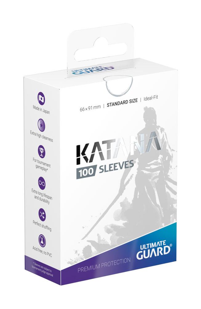 Sleeves: Ultimate Guard - Katana Sleeves Standard Size (x100) - White