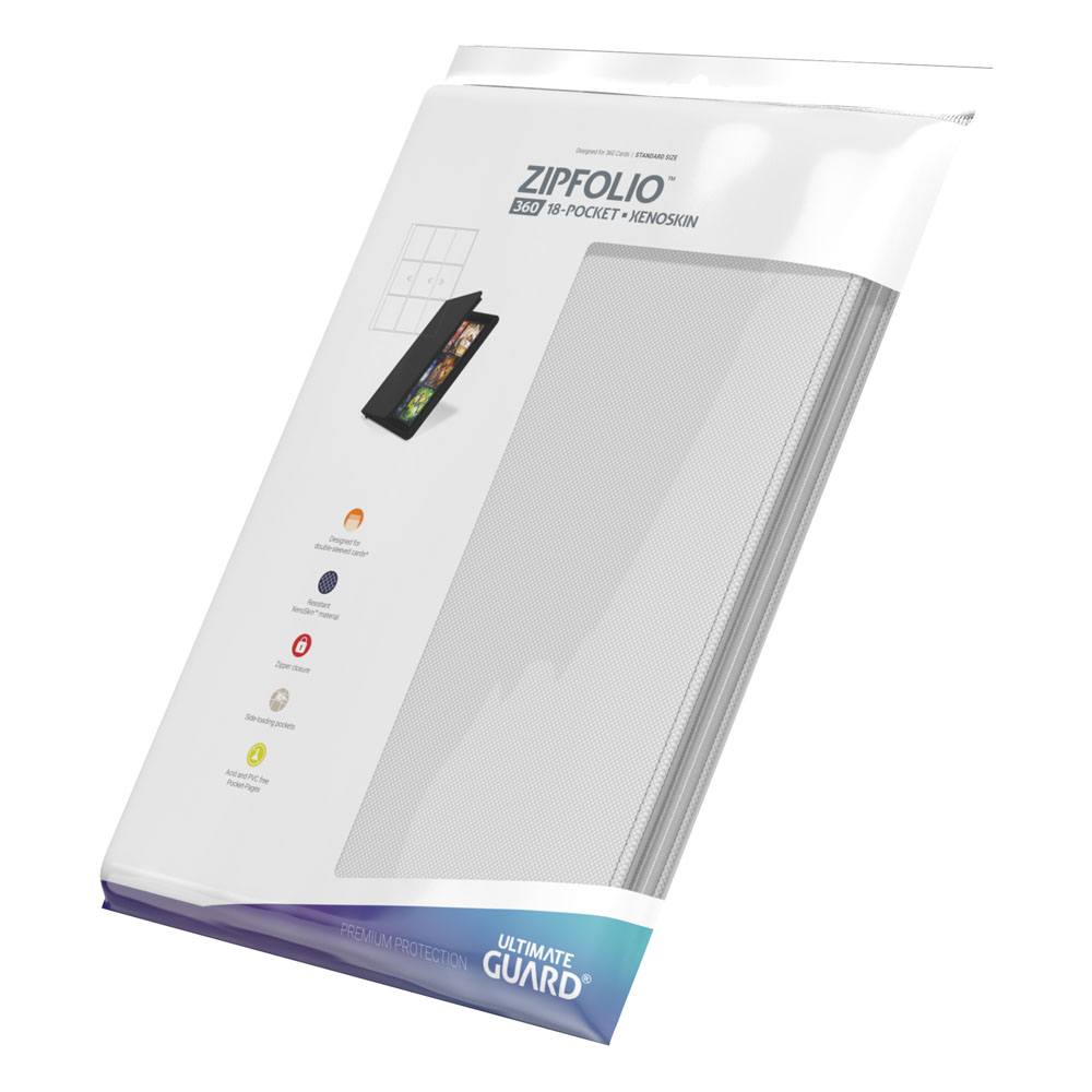 Portfolio: Ultimate Guard - Zipfolio 360 18-Pocket Xenoskin - White