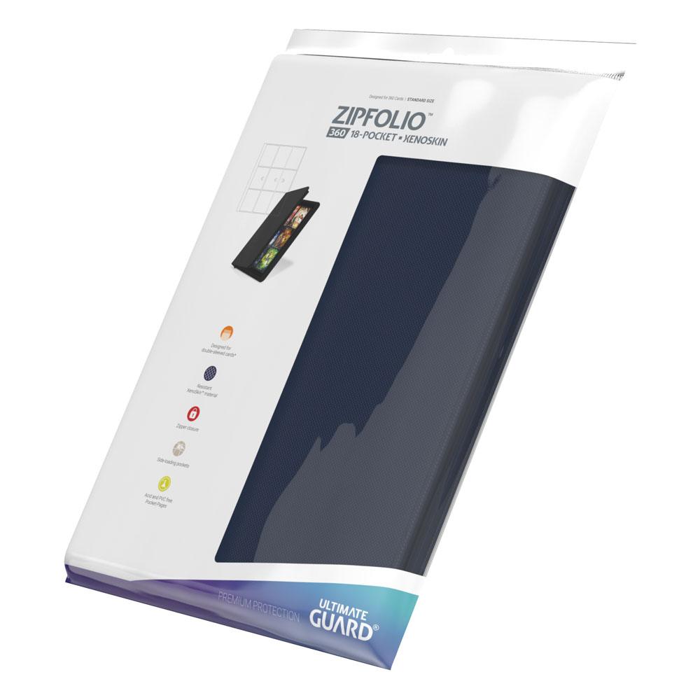 Portfolio: Ultimate Guard - Zipfolio 360 18-Pocket Xenoskin - Blue