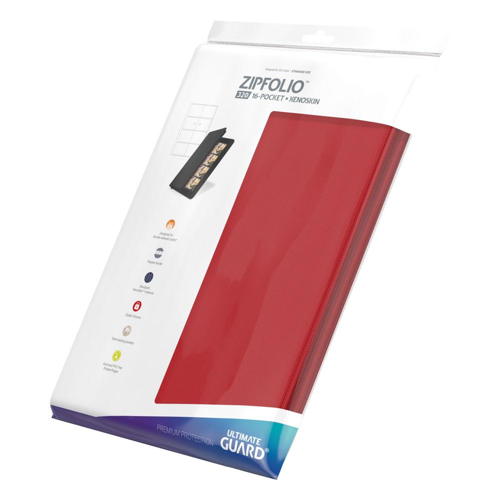 Portfolio: Ultimate Guard - Zipfolio 320 16-Pocket Xenoskin - Red