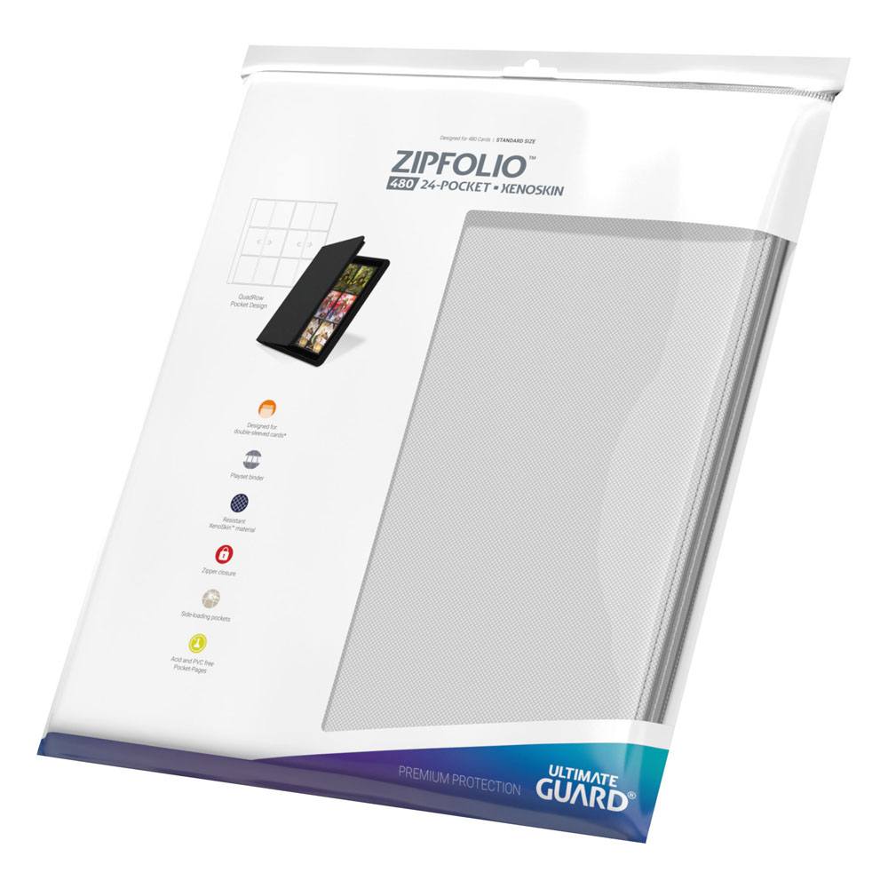 Portfolio: Ultimate Guard - Zipfolio 480 24-Pocket Xenoskin - White