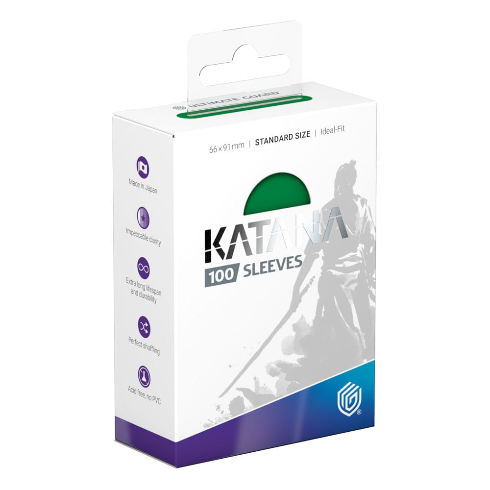 Sleeves: Ultimate Guard - Katana Sleeves Standard Size (x100) - Jade Garden