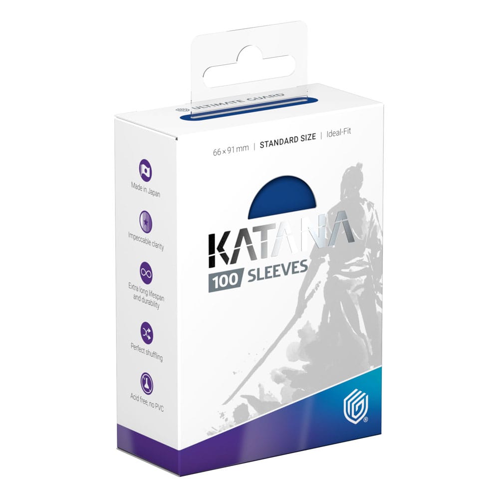Sleeves: Ultimate Guard - Katana Sleeves Standard Size (x100) - Blue Bird