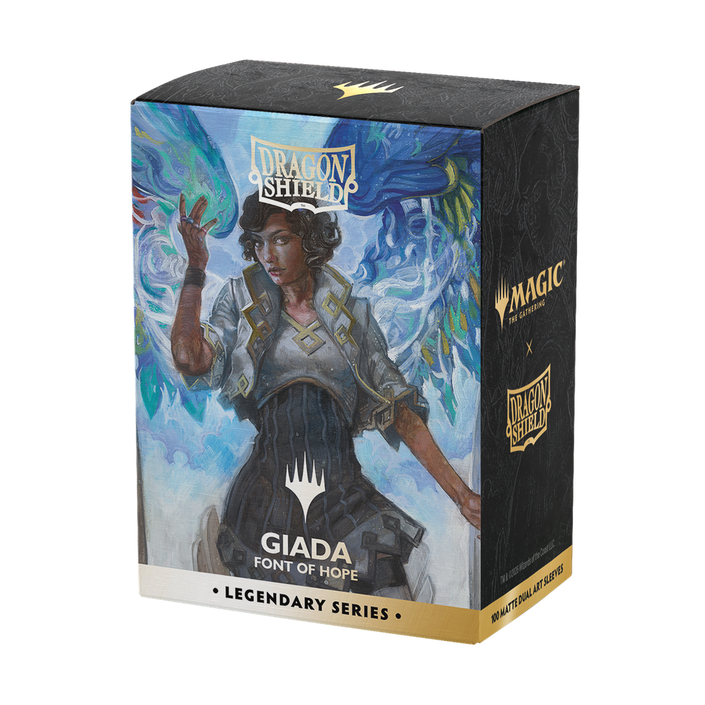 Sleeves: Dragon Shield - Standard Size - Dual Art (x100) - Giada, Font of Hope