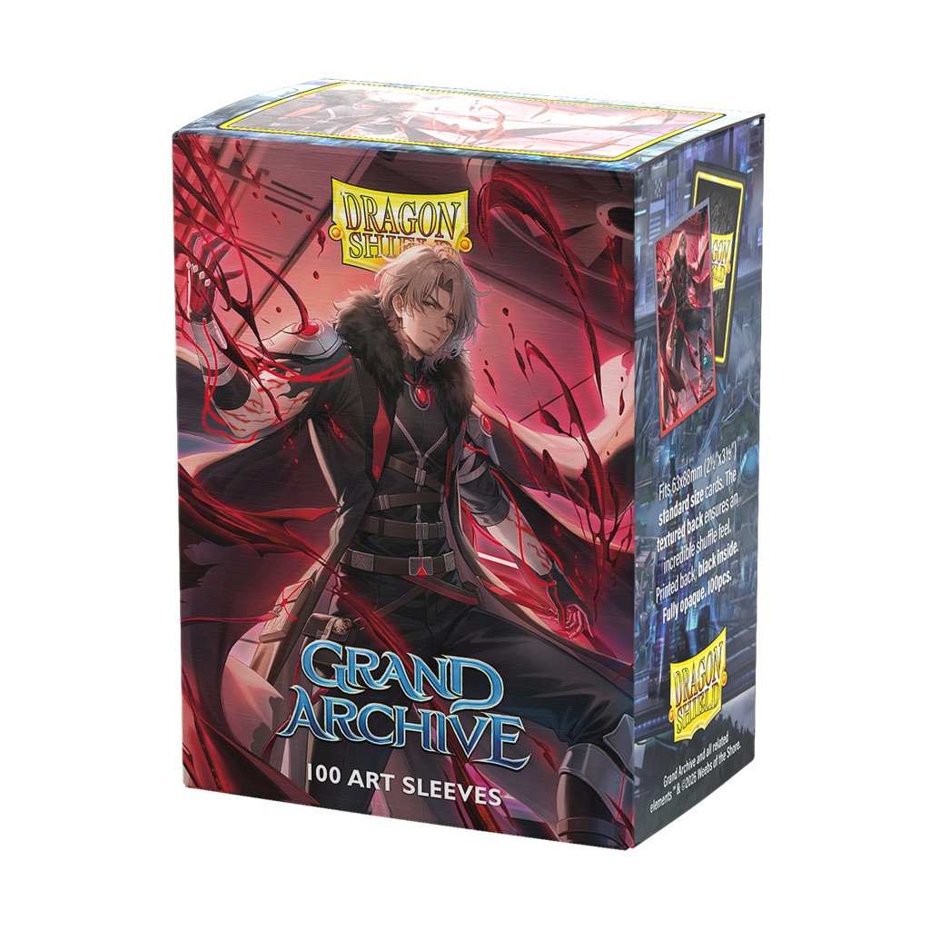 Sleeves: Dragon Shield - Standard Size - Dual Art (x100) - Grand Archive TCG - Dante, Hemomancer