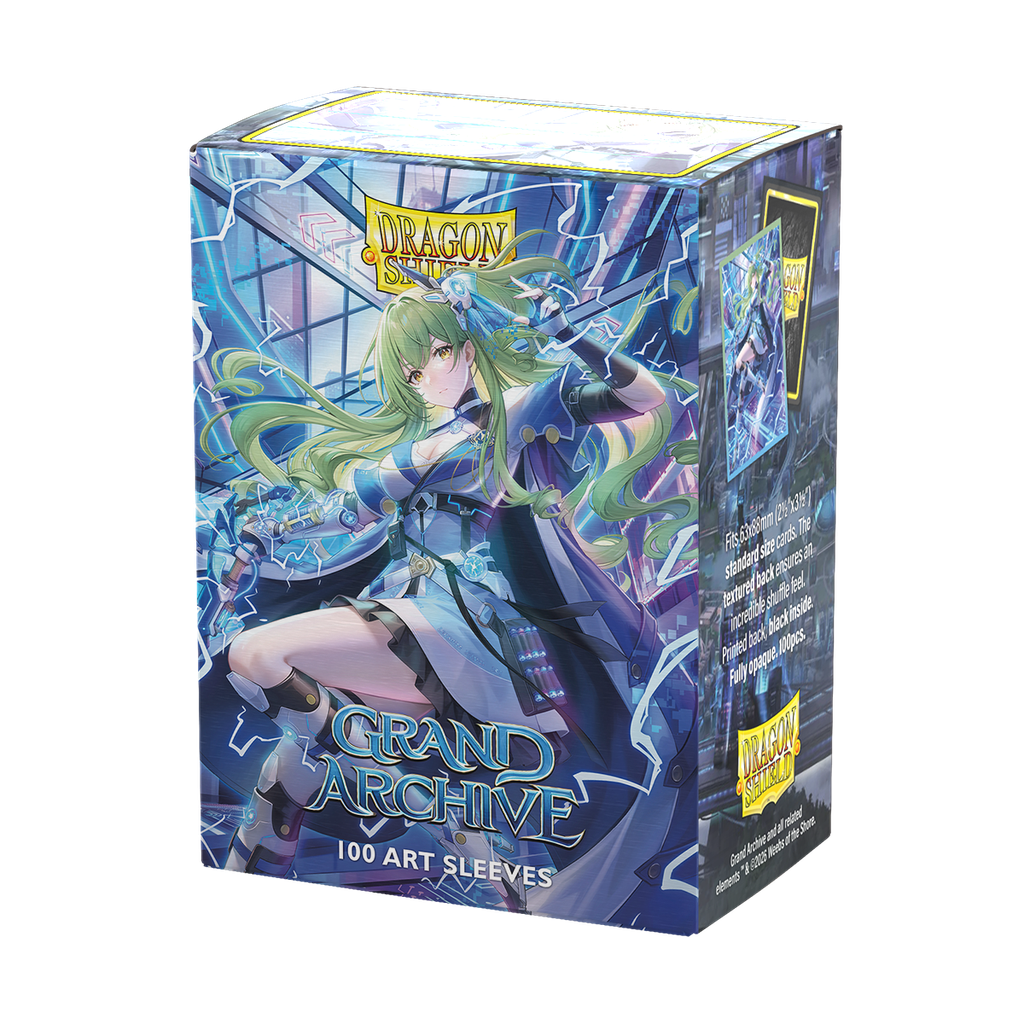 Sleeves: Dragon Shield - Standard Size - Dual Art (x100) - Grand Archive TCG - Lorraine, Arclight Saber