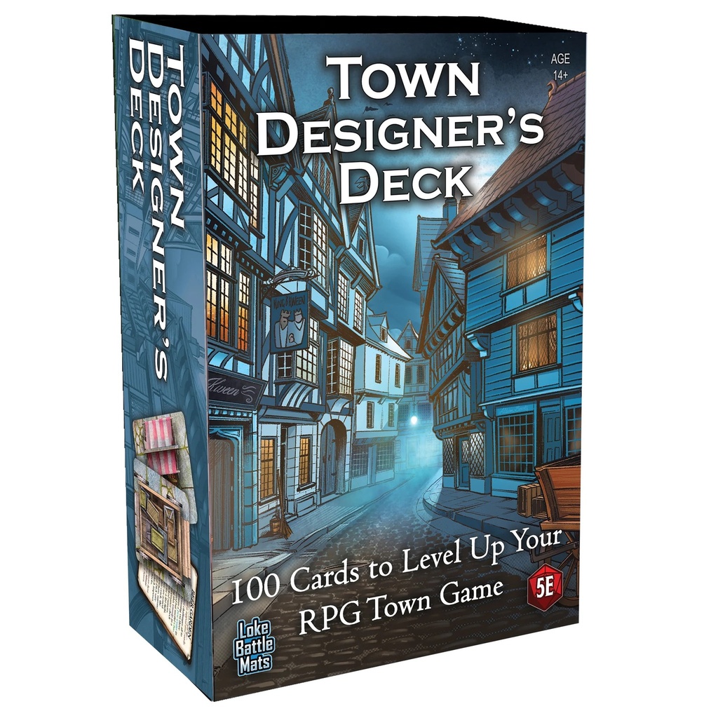 RPG Battle Mats: Town Designers Deck