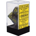 Dice: Chessex - Festive - Poly Set (x7) - Rio/Yellow