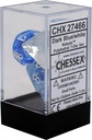 Dice: Chessex - Nebula - Poly Set (x7) - Dark Blue/White