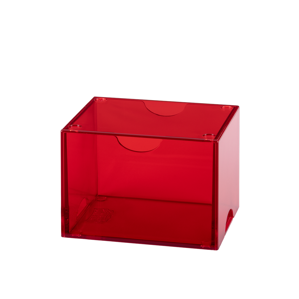 Deckbox: Dragon Shield - Strongbox - Clear/Red
