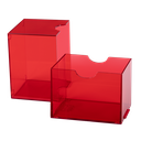 Deckbox: Dragon Shield - Strongbox - Clear/Red