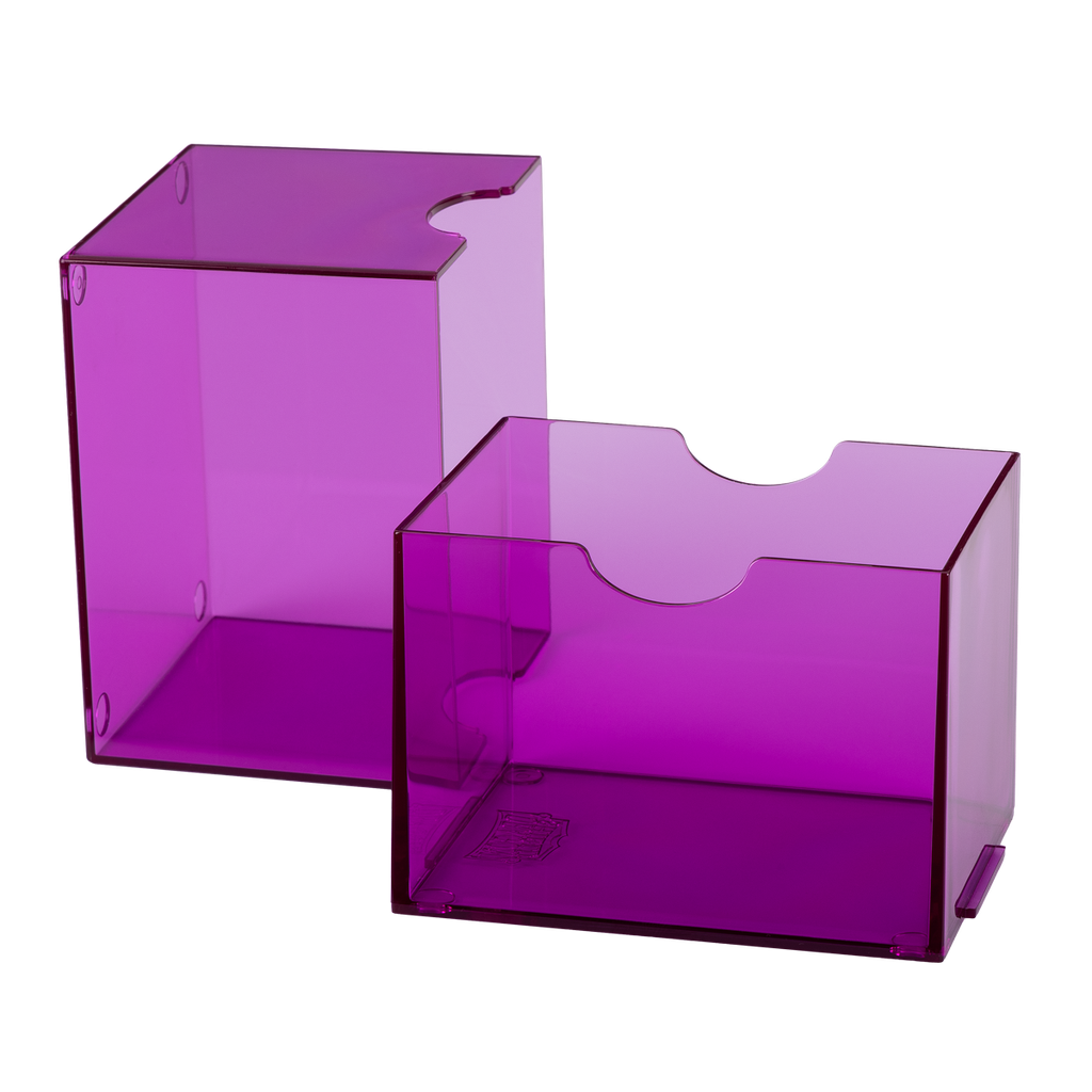Deckbox: Dragon Shield - Strongbox - Clear/Purple