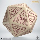 Dice: Q-Workshop - The Hobbit - Spindown D20 TCG Jumbo Die - Terra