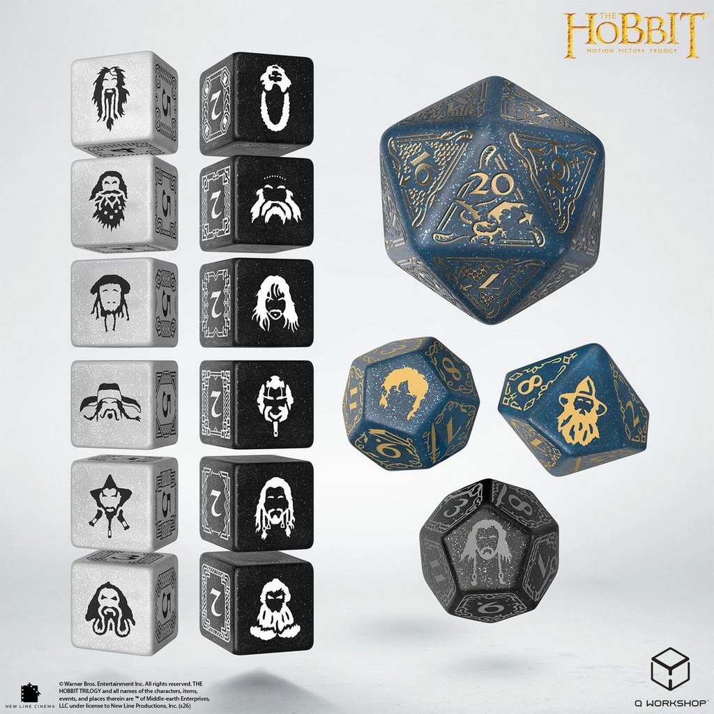 Dice: Q-Workshop - The Hobbit - TCG Dice Set - Aether Vale