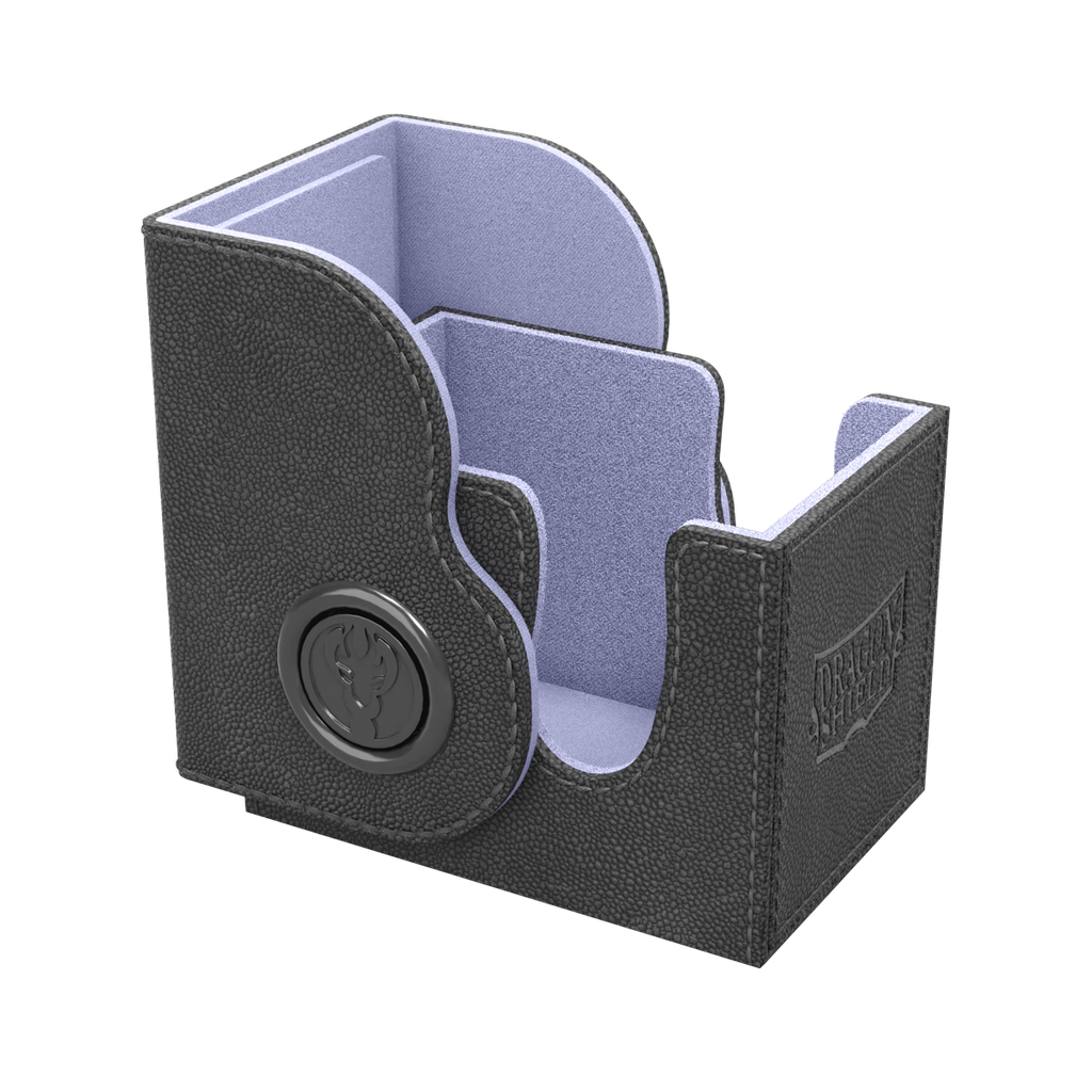 Deckbox: Dragon Shield - Dragon Box 80+ Black & Lilac