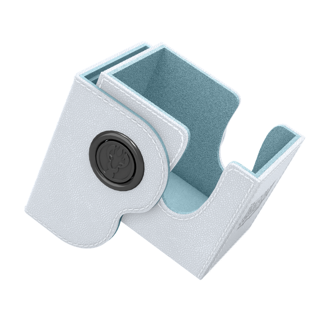 Deckbox: Dragon Shield - Dragon Box 80+ White & Aqua
