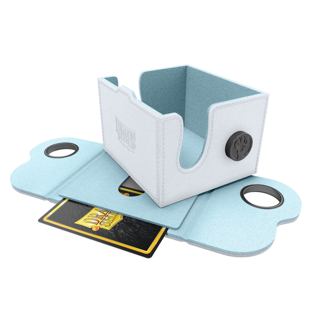 Deckbox: Dragon Shield - Dragon Box 150+ White & Aqua