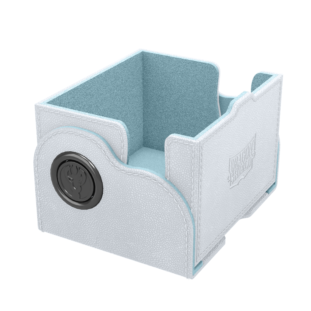 Deckbox: Dragon Shield - Dragon Box 150+ White & Aqua