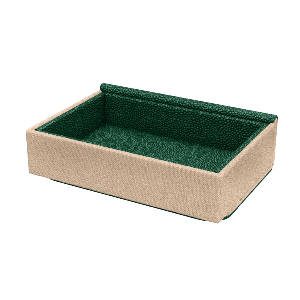 Dice Tray: Dragon Shield - Dragon Tray - Green & Sand