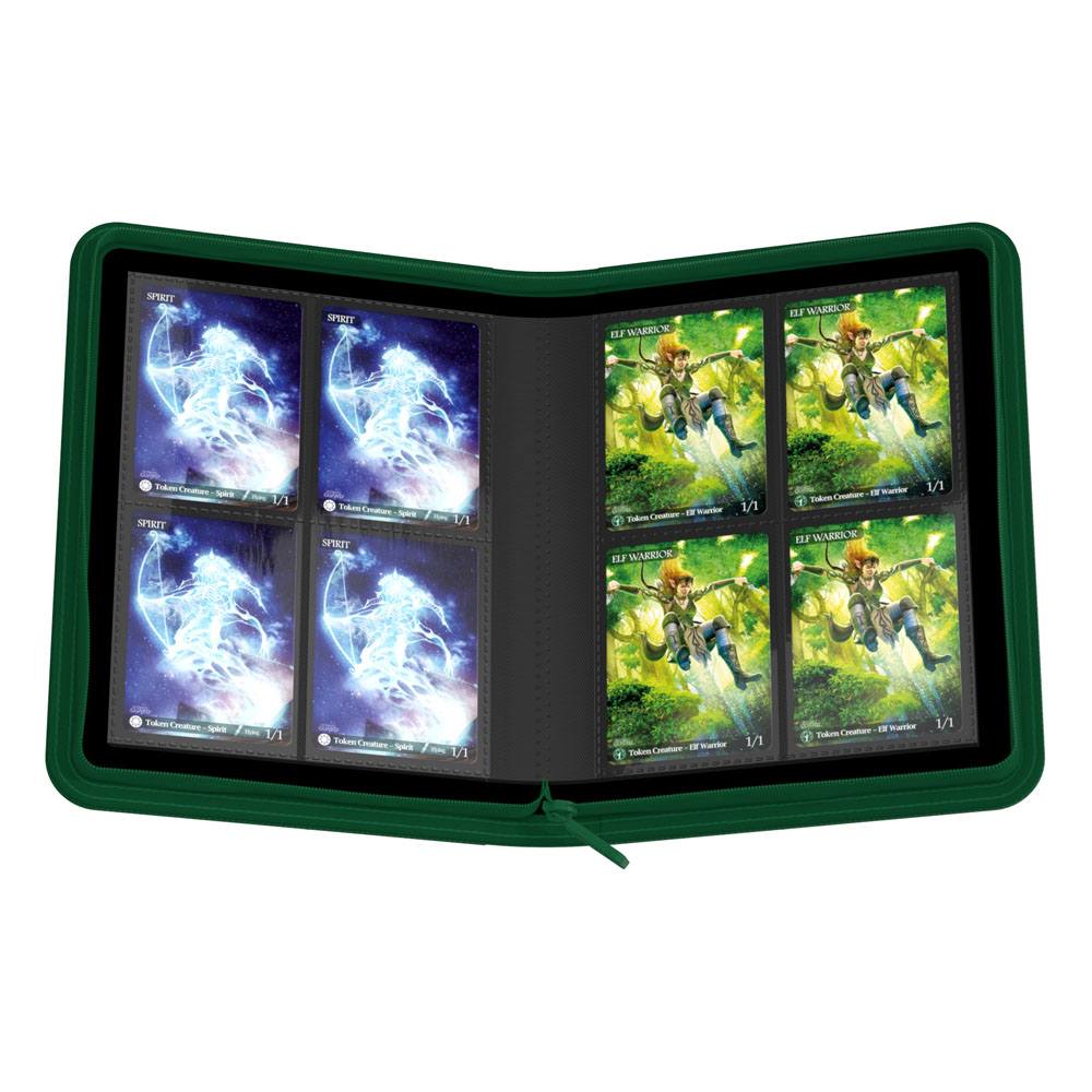 Portfolio: Ultimate Guard - Zipfolio 160 8-Pocket Xenoskin - Green