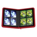 Portfolio: Ultimate Guard - Zipfolio 160 8-Pocket Xenoskin - Red