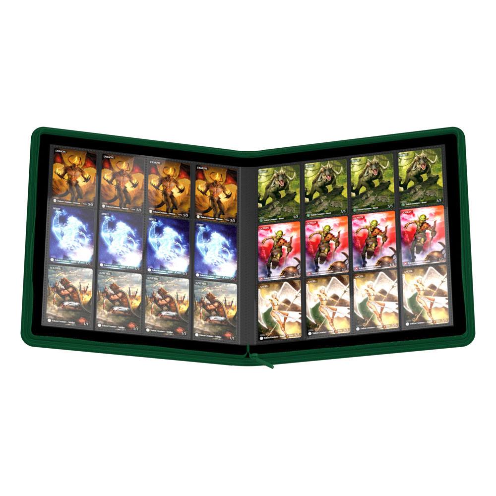 Portfolio: Ultimate Guard - Zipfolio 480 24-Pocket Xenoskin - Green