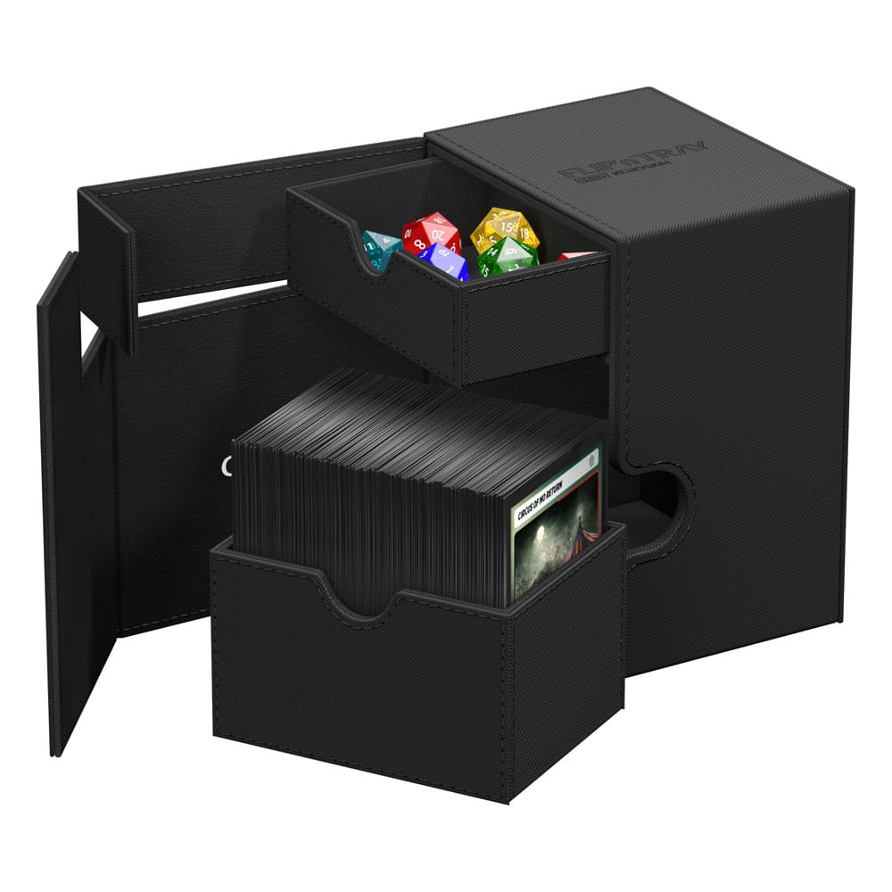Deck Box: Ultimate Guard - Flip'n'Tray 133+ Xenoskin - Black