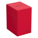 Deck Box: Ultimate Guard - Flip'n'Tray 133+ Xenoskin - Red