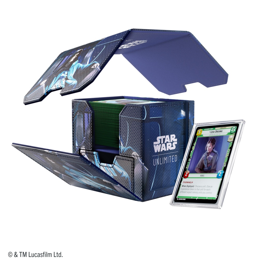 Deck Box: Star Wars: Unlimited Deck Pod - Jedi Luke Skywalker & Emperor Palpatine