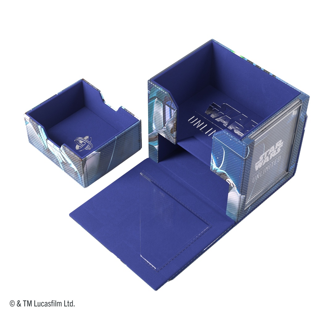Deck Box: Star Wars: Unlimited Deck Pod - Jedi Luke Skywalker & Emperor Palpatine