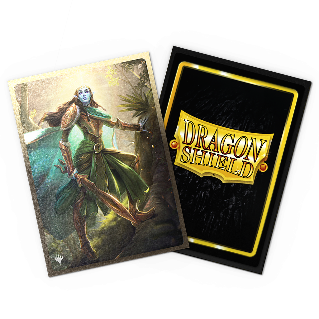 Sleeves: Dragon Shield - Standard Size - Dual Art (x100) - Lathril, Blade of the Elves