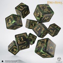Dice: Q-Workshop - Lord of the Rings - Rohan 10xD6 Dice Set