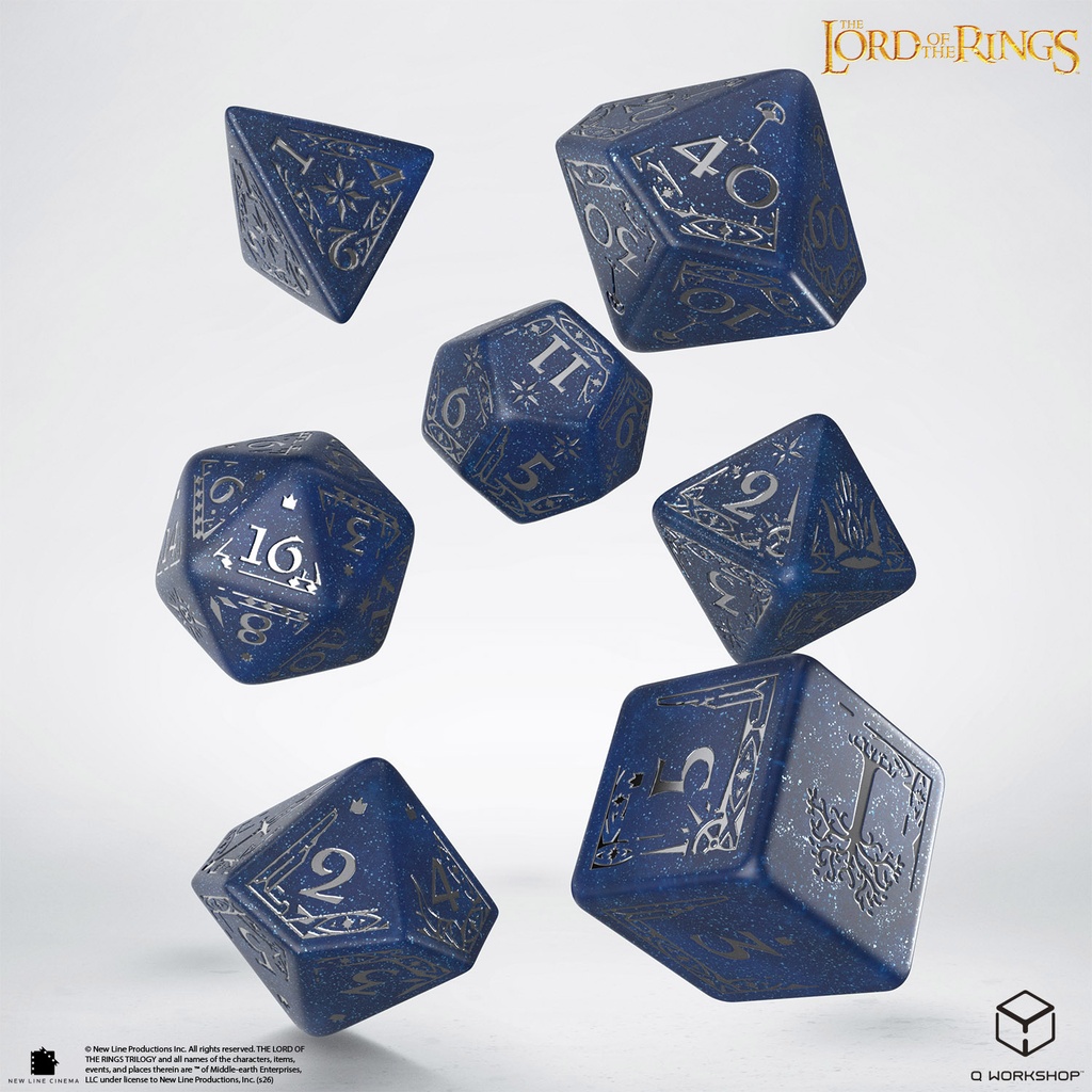 Dice: Q-Workshop - Lord of the Rings - Gondor Dice Set