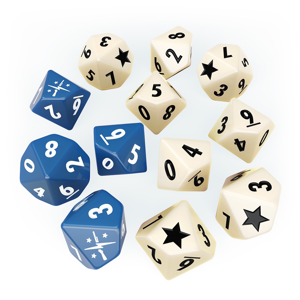 Fallout Factions: Dice Set - The Minutemen