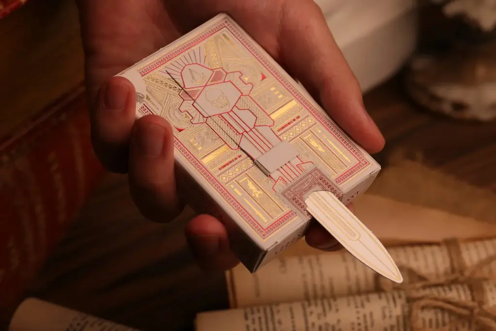 Playing Cards:  Room One - Assassin's Creed Legacy - WHITE HIDDEN BLADE