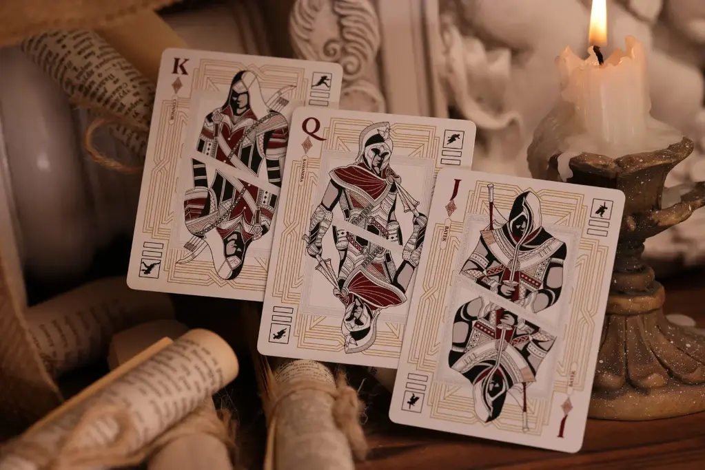 Playing Cards:  Room One - Assassin's Creed Legacy - WHITE HIDDEN BLADE