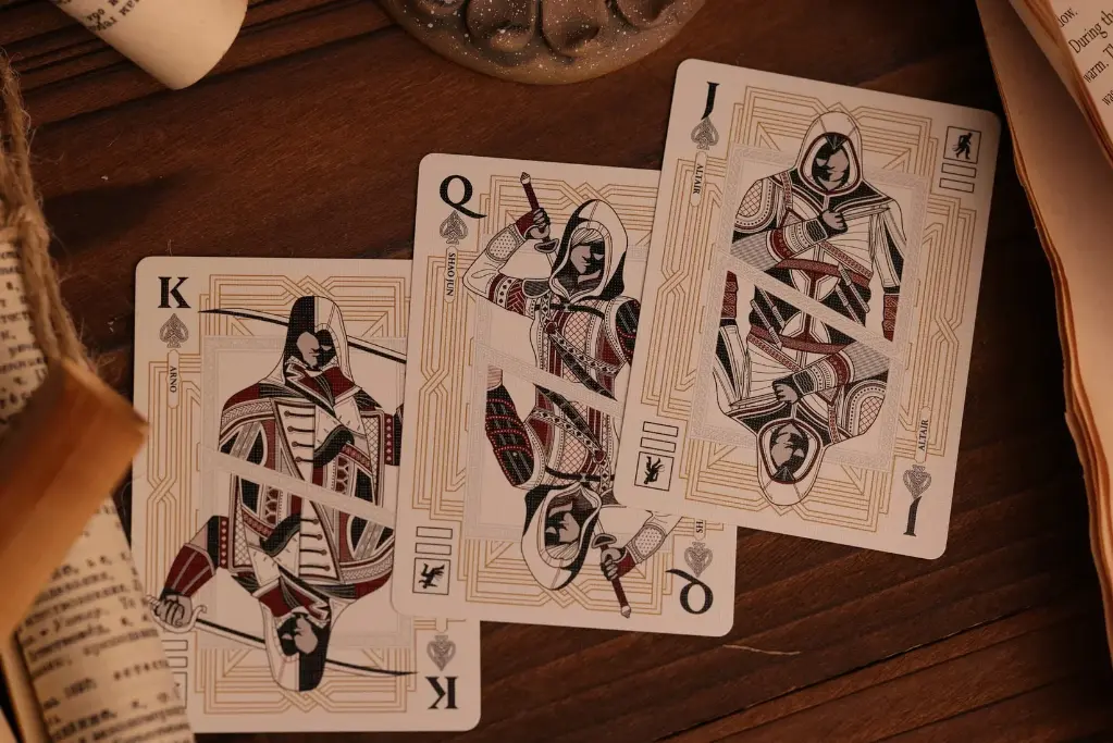 Playing Cards:  Room One - Assassin's Creed Legacy - WHITE HIDDEN BLADE