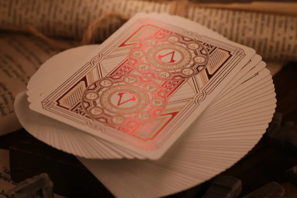 Playing Cards:  Room One - Assassin's Creed Legacy Ver. II - Garnet Hidden Blade