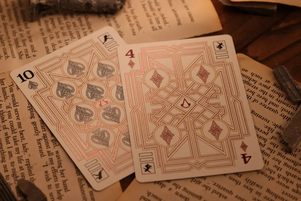Playing Cards:  Room One - Assassin's Creed Legacy Ver. II - Garnet Hidden Blade