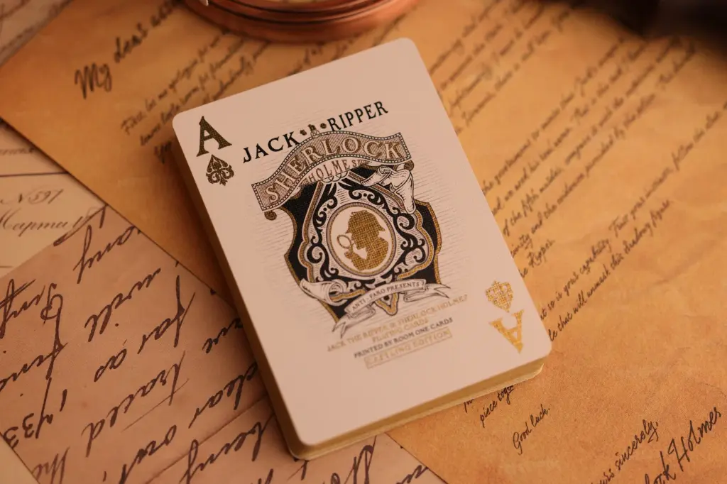 Playing Cards:  Room One - Jack the Ripper & Sherlock Holmes - CASTLING