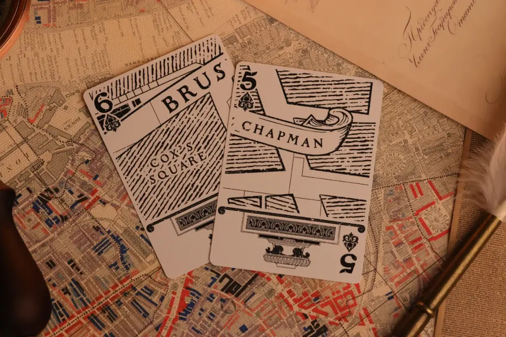 Playing Cards:  Room One - Jack the Ripper & Sherlock Holmes - SKEWER