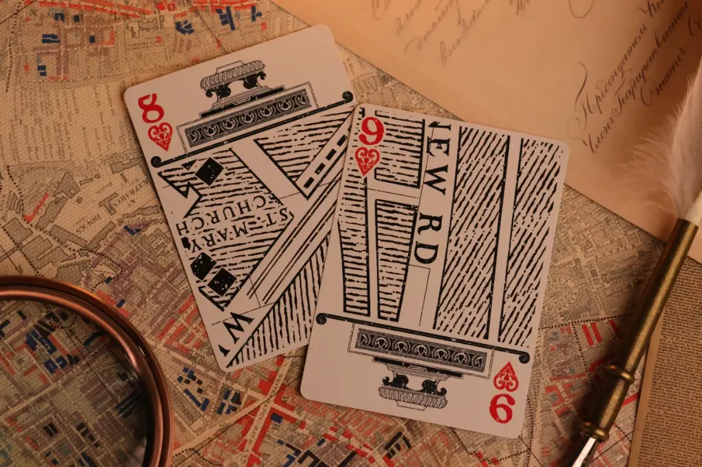 Playing Cards:  Room One - Jack the Ripper & Sherlock Holmes - SKEWER