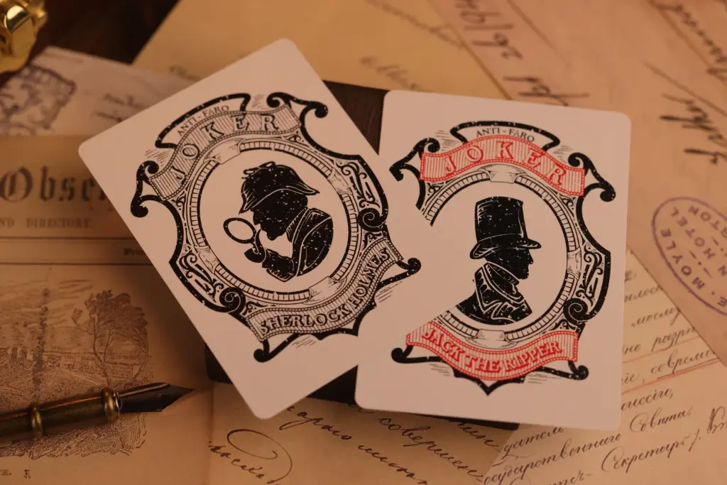 Playing Cards:  Room One - Jack the Ripper & Sherlock Holmes - SKEWER
