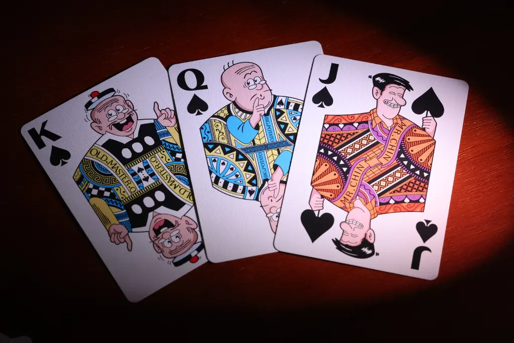 Playing Cards:  Room One - Old Master Q - Room One