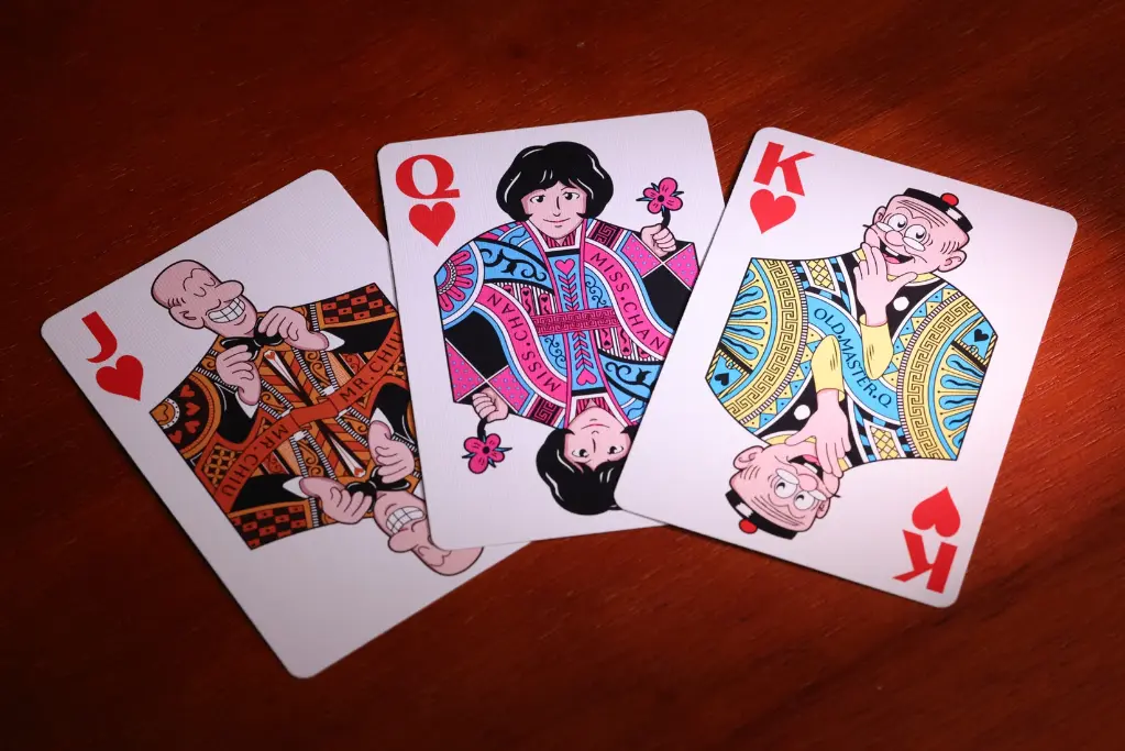 Playing Cards:  Room One - Old Master Q - Room One