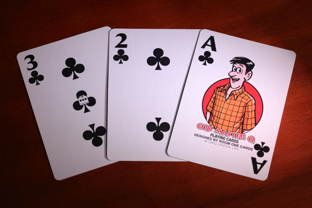 Playing Cards:  Room One - Old Master Q - Room One