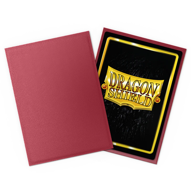 Sleeves: Dragon Shield - Standard - Matte: Non-Glare (x100) - Blood Red