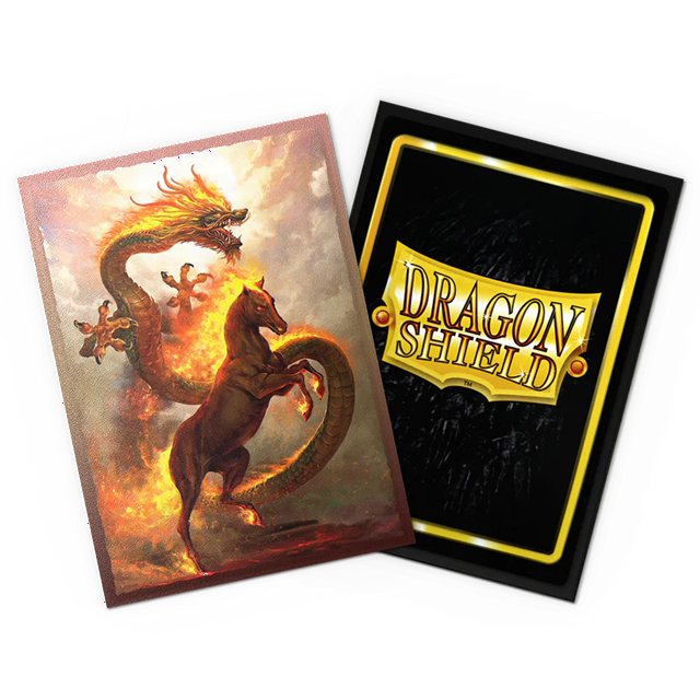 Sleeves: Dragon Shield - Standard - Dual Matte Art (x100) - Fire Horse