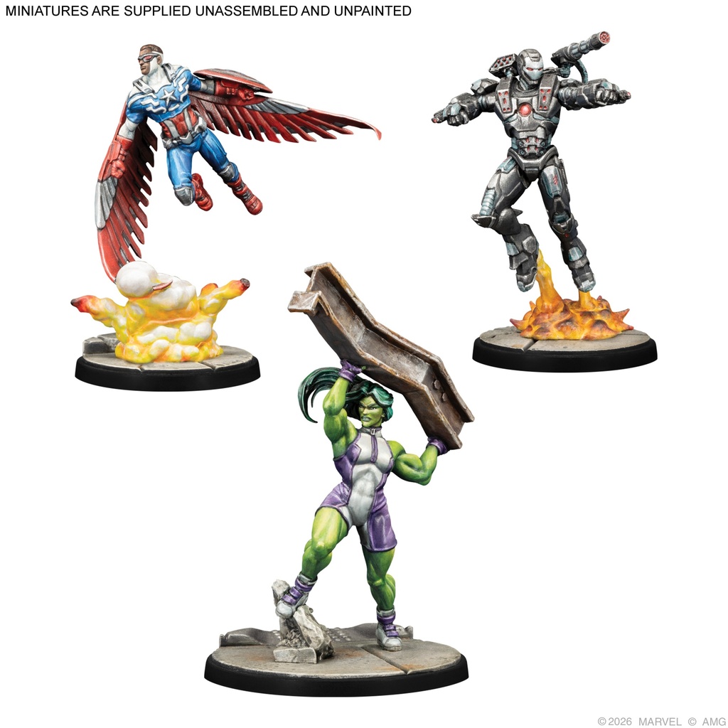 MARVEL: Crisis Protocol - Captain America & The Avengers